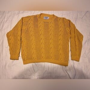 Stefano World Wide Golden Sweater size S